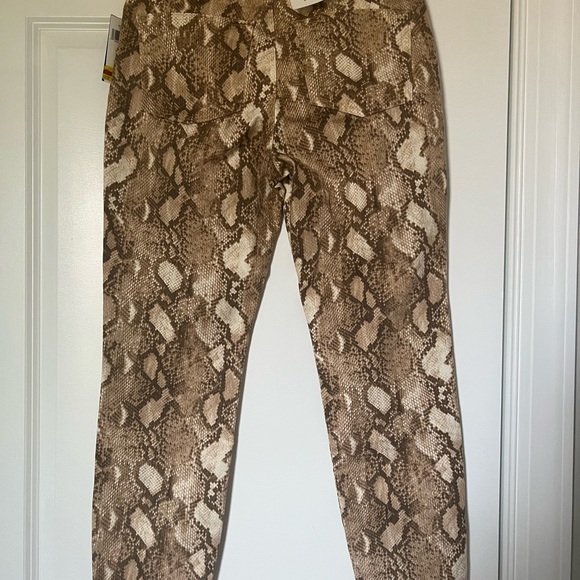 NWT Lauren Ralph Laure Women’s Snakeprint High-Rise Skinny Ankle Jeans Sz 8 - Picture 4 of 12
